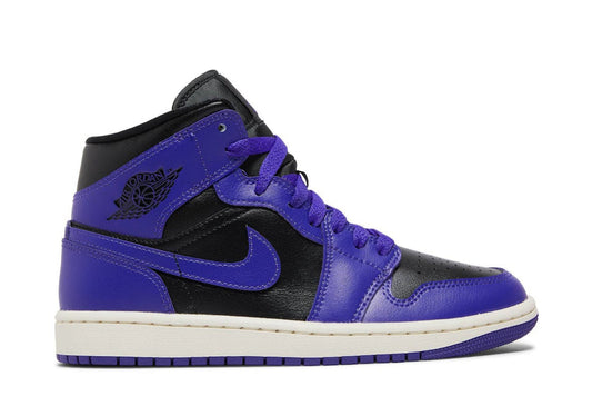 Jordan 1 Mid Purple And Black