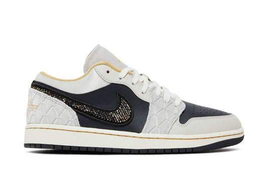 Jordan 1 Low Beaded Swoosh