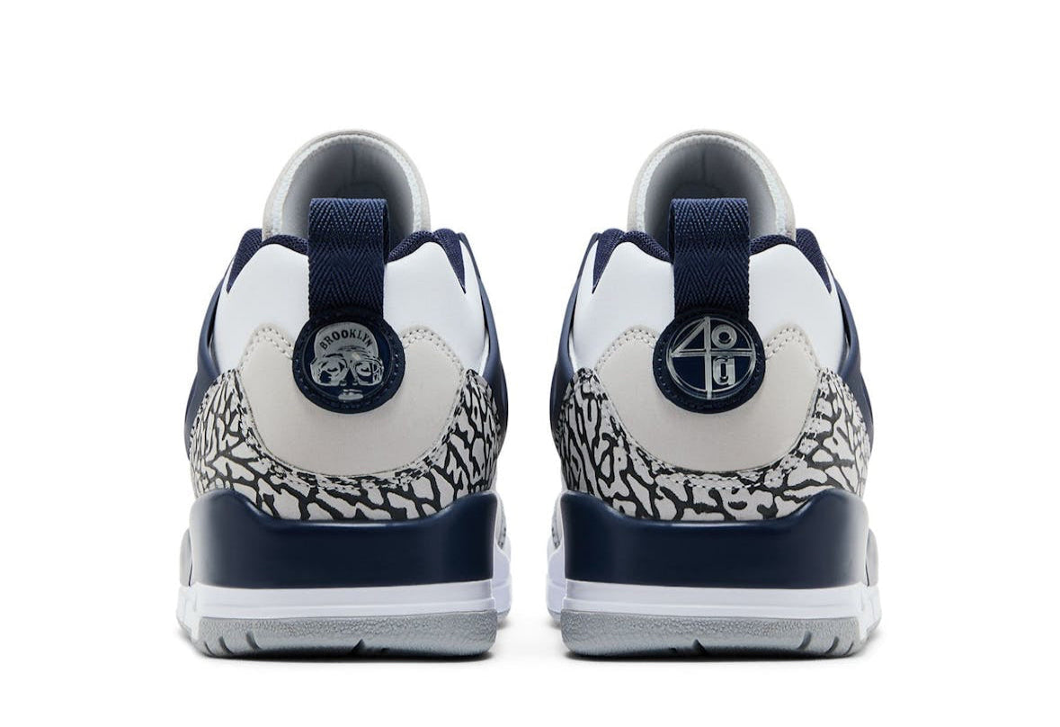 Jordan Spizike Low White Midnight Navy