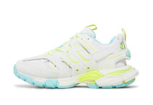 Track Sneaker White Neon Yellow