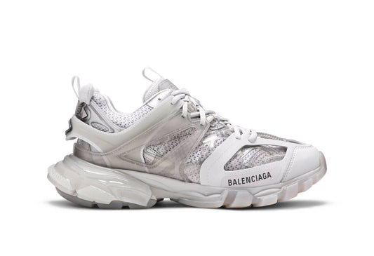 Track Sneaker Clear Sole Light Grey