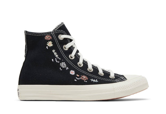 Chuck Taylor All Star High Embroidered Floral Black