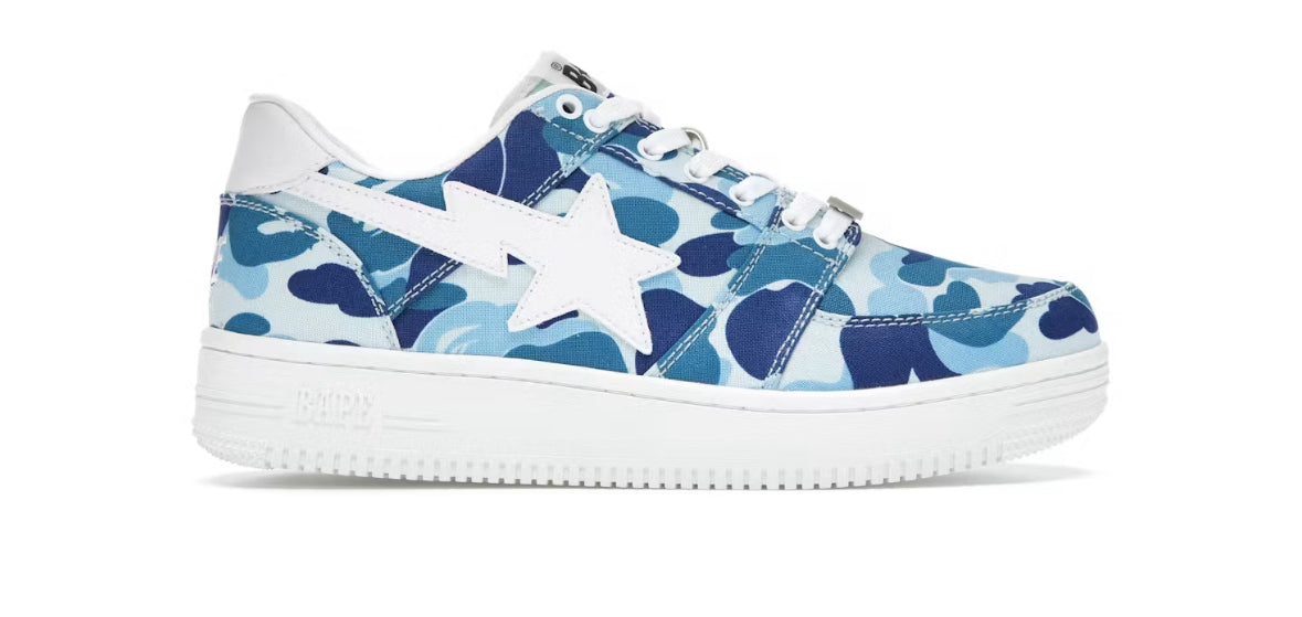 BAPE Bapesta Low Blue ABC Camo