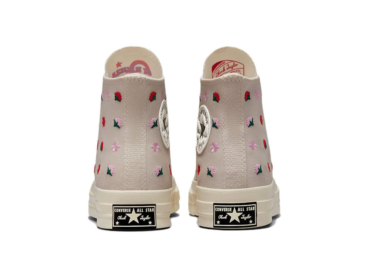 Chuck 70 High Floral Embroidery