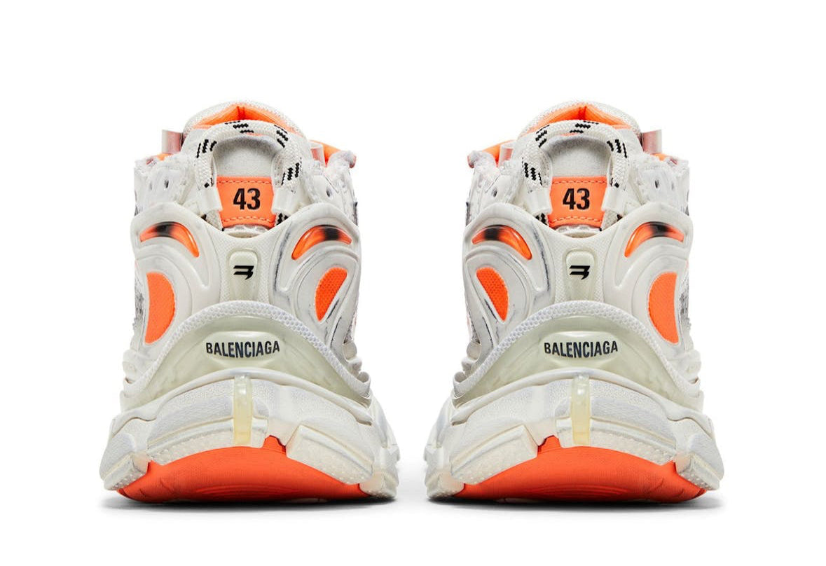 RNNR Sneaker Eggshell Neon Orange