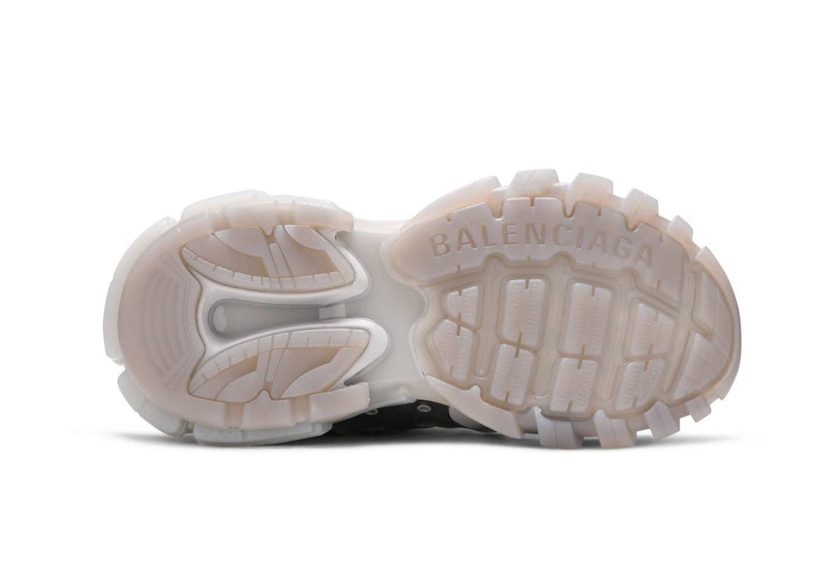 Track Sneaker Clear Sole Light Grey