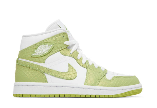 Jordan 1 Mid SE Green Python