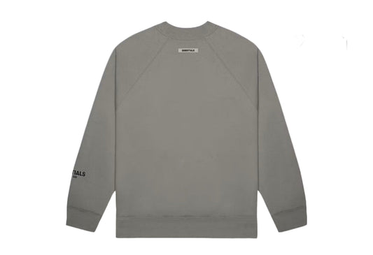 Crewneck Appliqué Logo Grey Flannel Charcoal