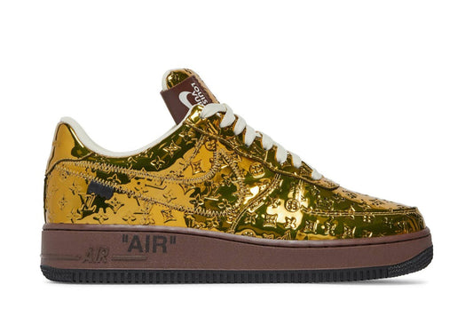 Air Force 1 Low By Virgil Abloh Metallic Gold