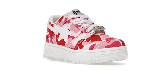 BAPE Bapesta Low Pink ABC Camo