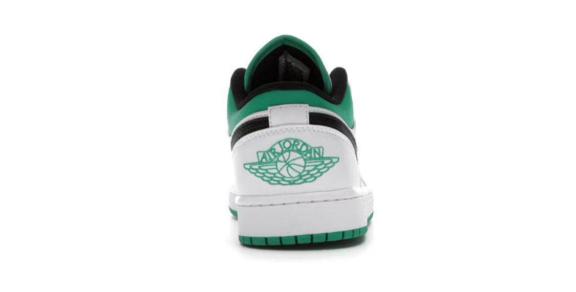 Air Jordan 1 Low White Lucky Green Black