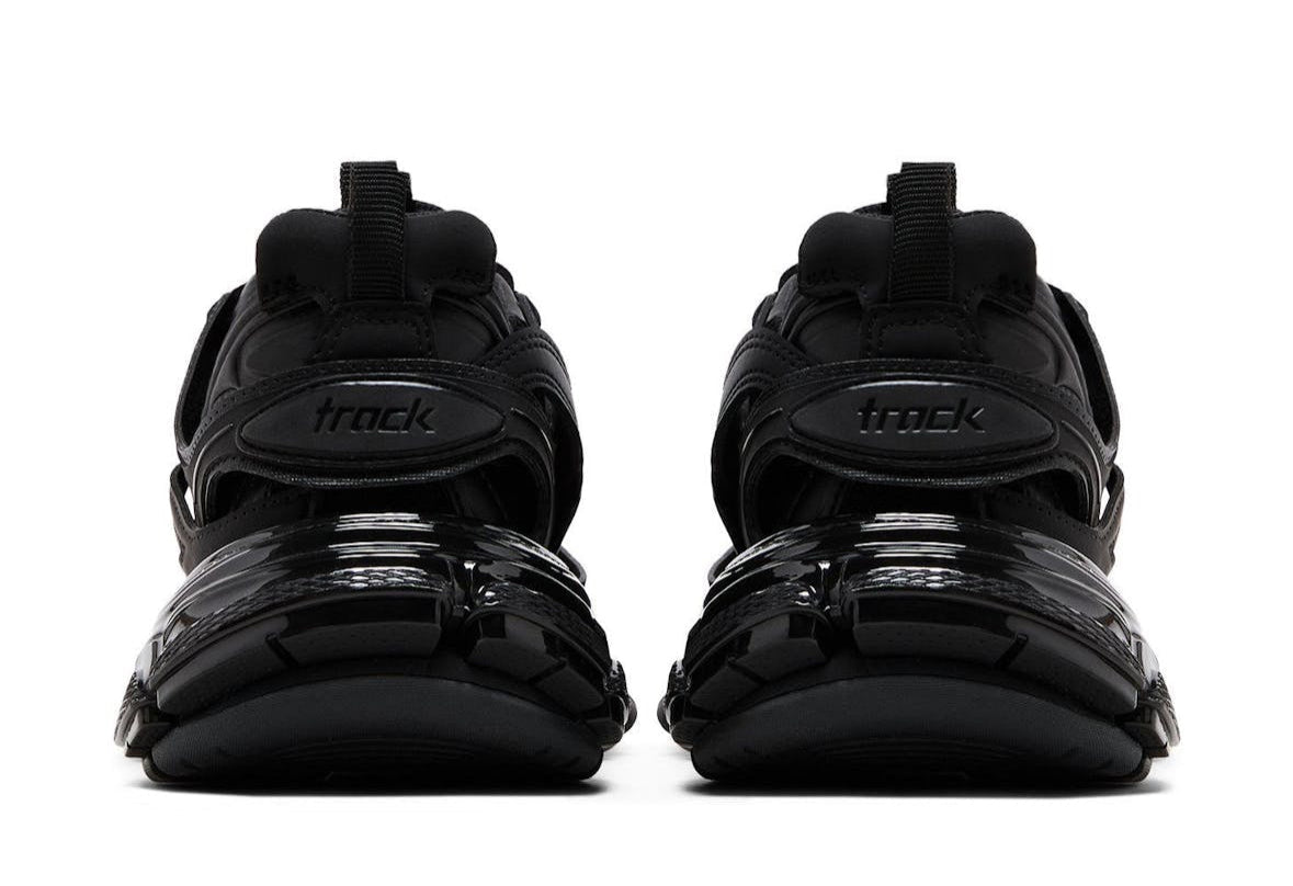 Track Sneaker Clear Sole Black