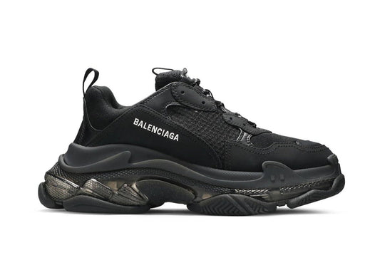 Triple S Sneaker Clear Sole Black