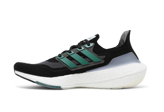 UltraBoost 21 Black Sub Green
