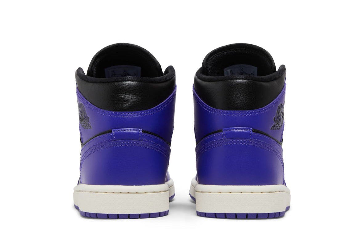 Jordan 1 Mid Purple And Black