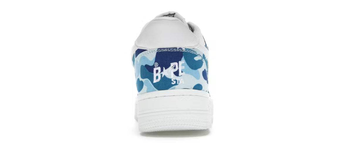 BAPE Bapesta Low Blue ABC Camo