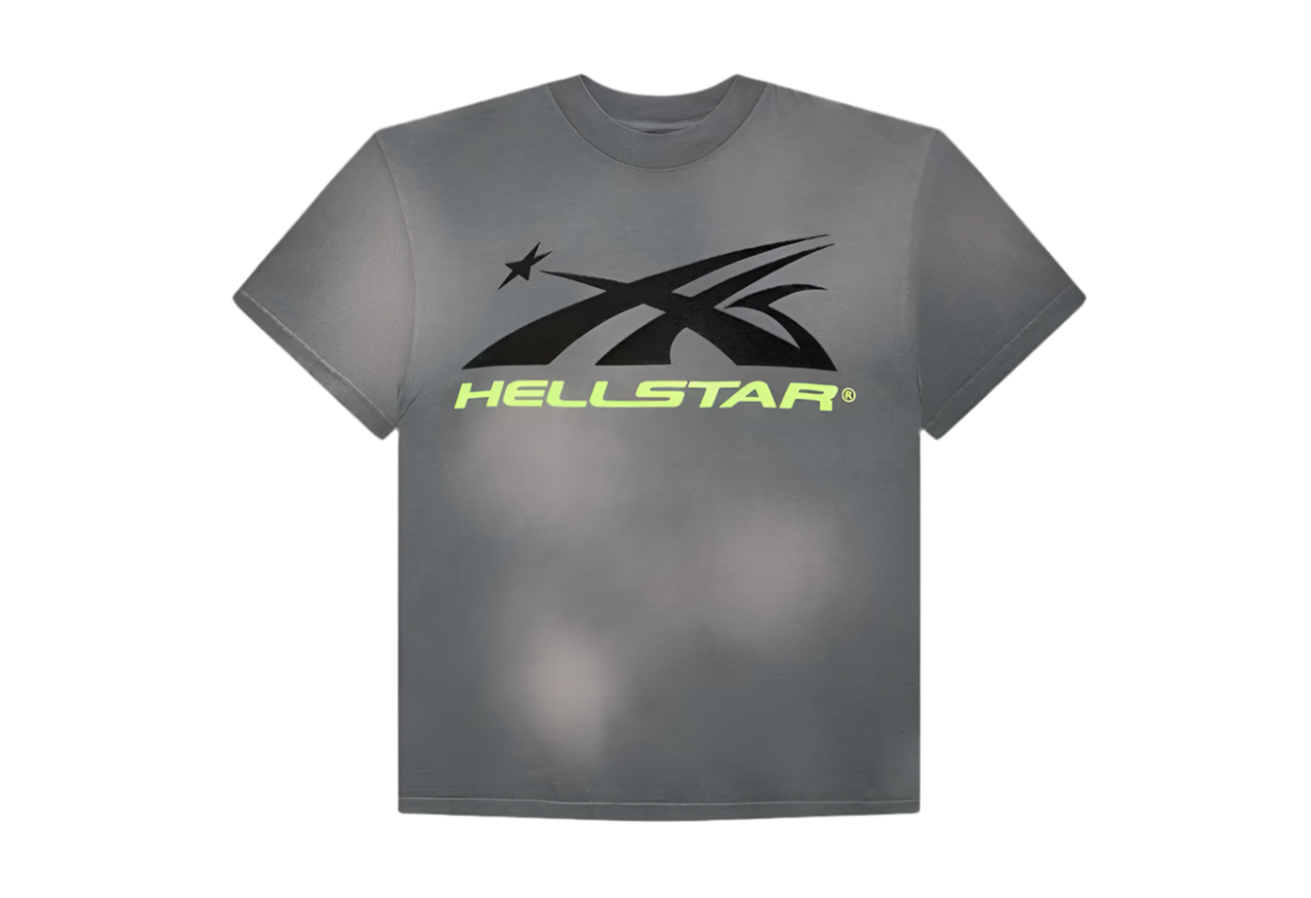 Hellstar Sports Core Logo Gel T-Shirt Grey