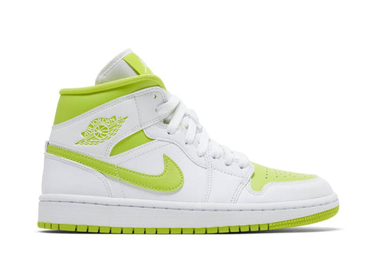 Jordan 1 Mid White Lime