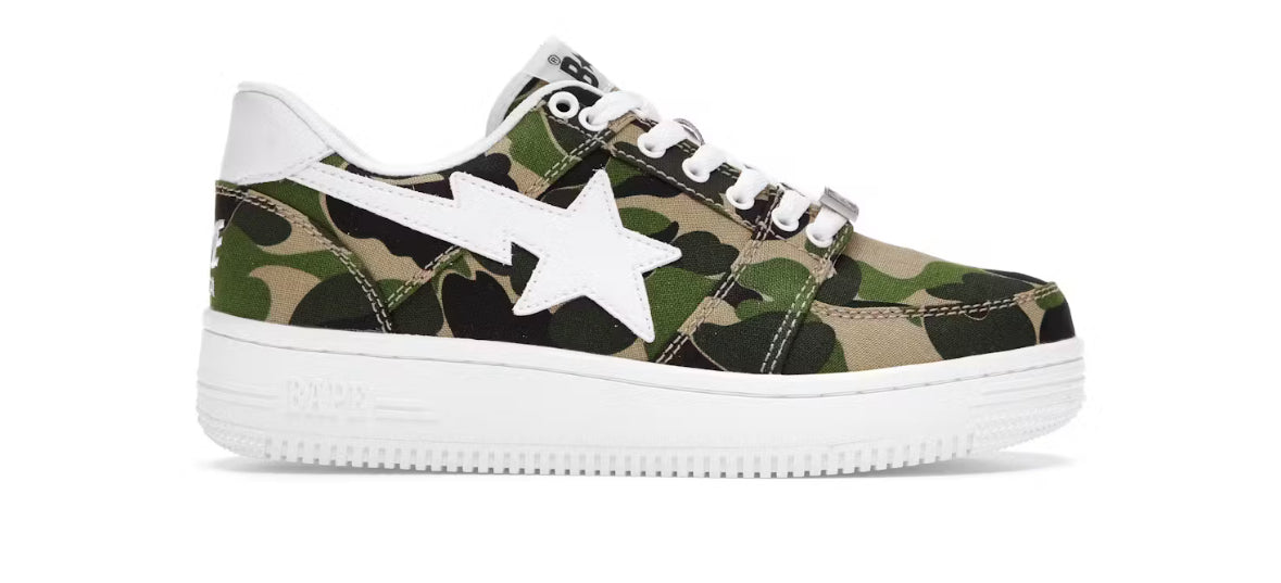 BAPE Bapesta Low Green ABC Camo