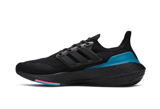 UltraBoost 21 Black Active Teal