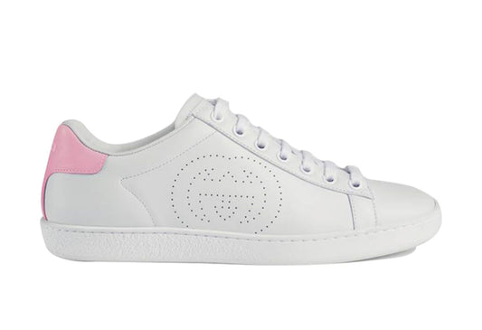 Ace Interlocking G White Pink