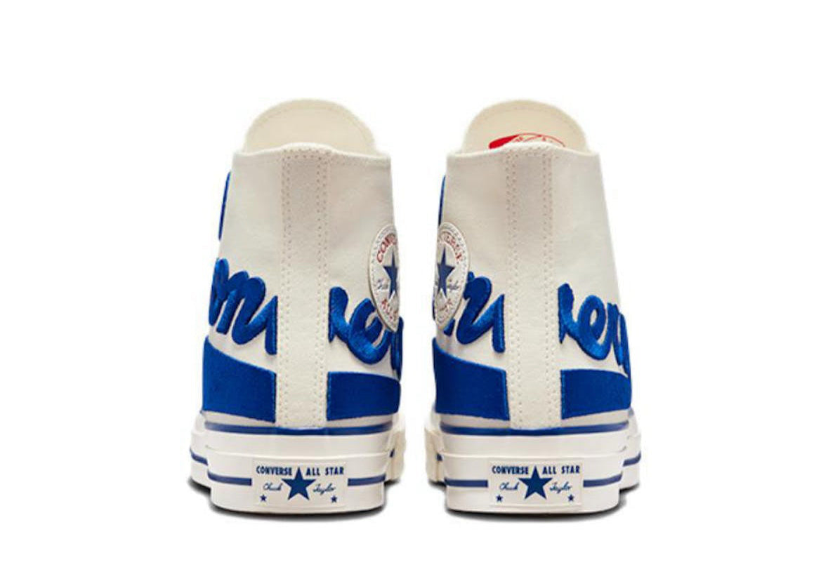 Chuck 1970 High Milk White Blue