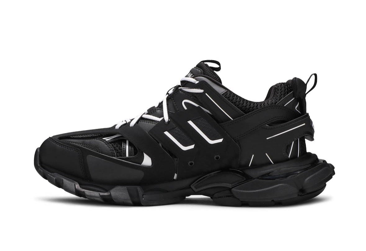 Track Sneaker Black White
