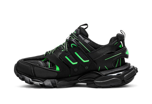 Track Sneaker Black Green