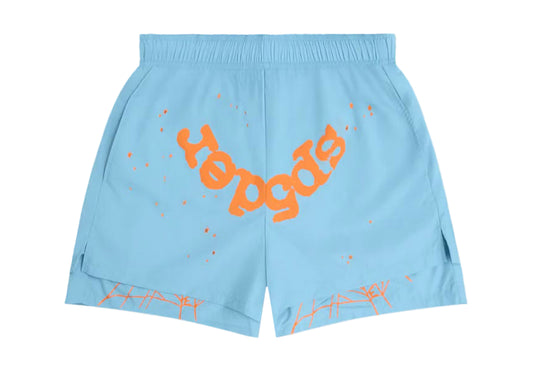 OG Web Double Layer Shorts Light Blue
