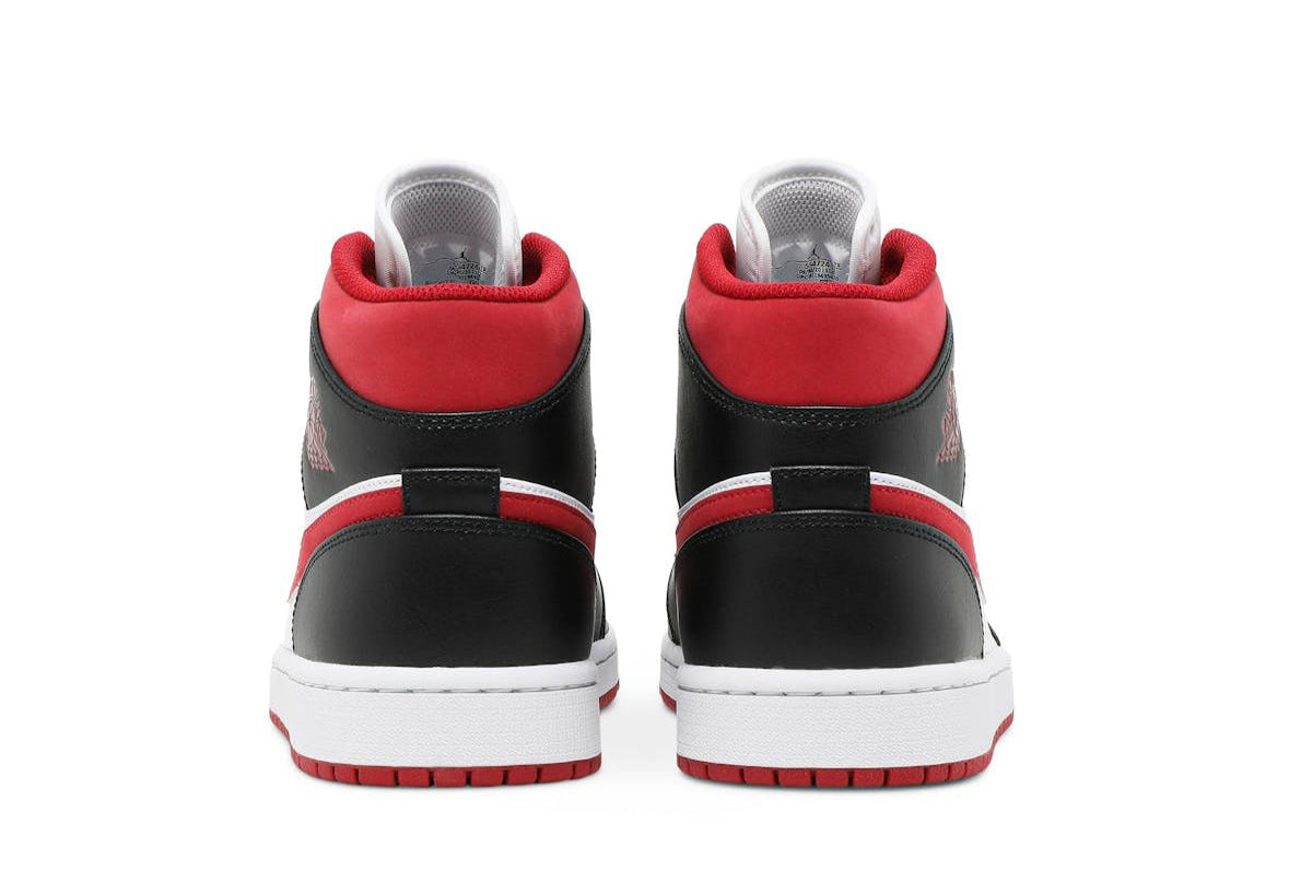 Jordan 1 Mid Black Gym Red
