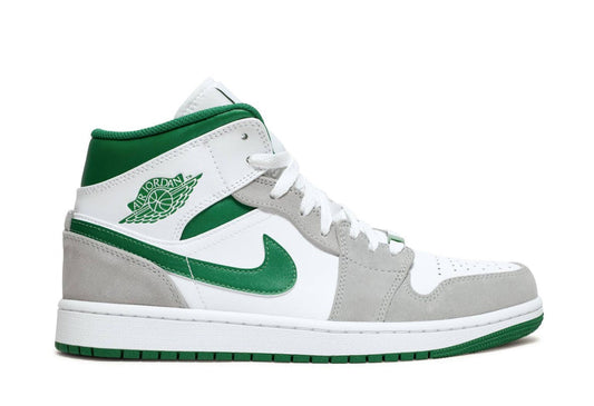 Jordan 1 Mid Grey Pine Green