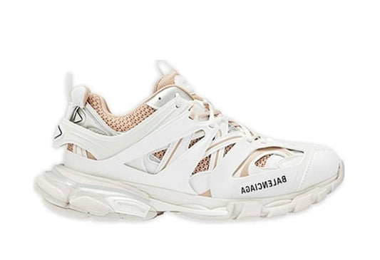 Track Sneaker White Beige
