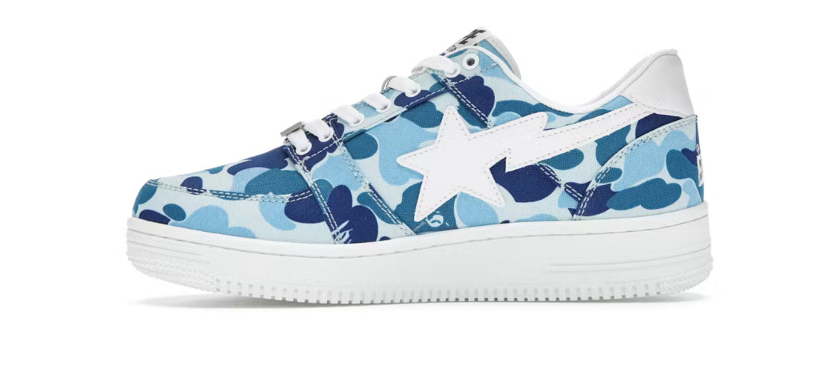 BAPE Bapesta Low Blue ABC Camo