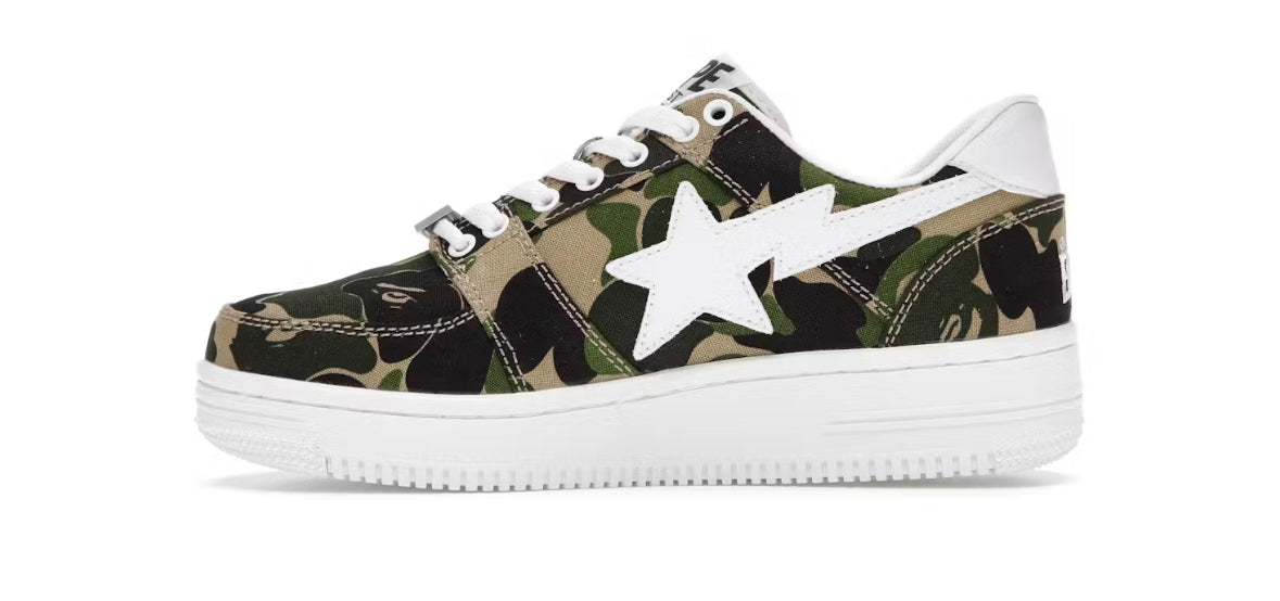 BAPE Bapesta Low Green ABC Camo