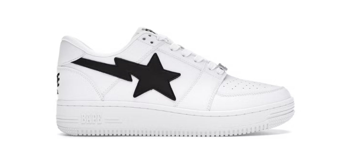 BAPE Bapesta M1 Low White Black