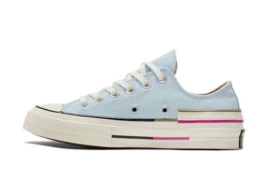 Chuck 70 Low Colorblock Chambray Blue
