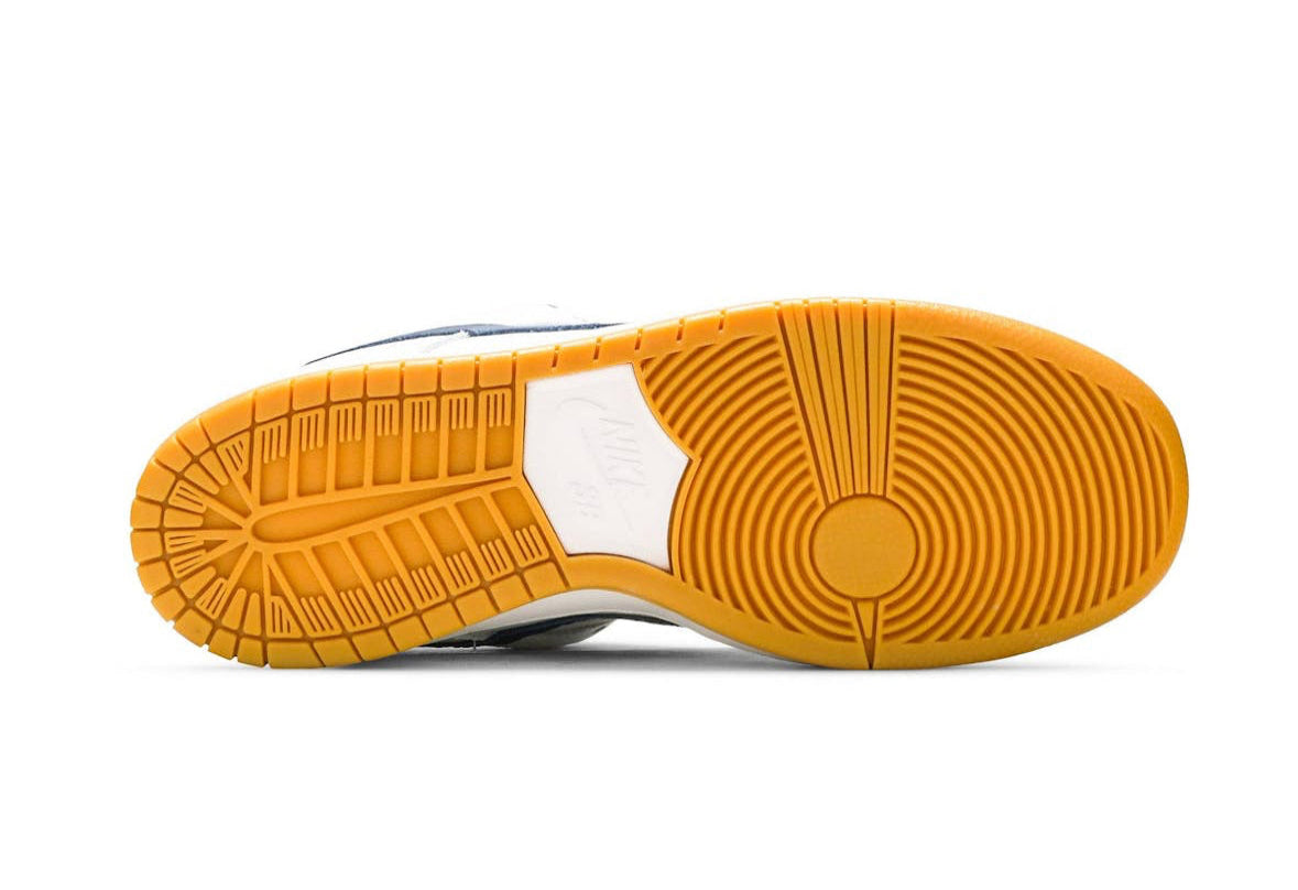 SB Dunk Low Pro ISO Orange Label White Navy