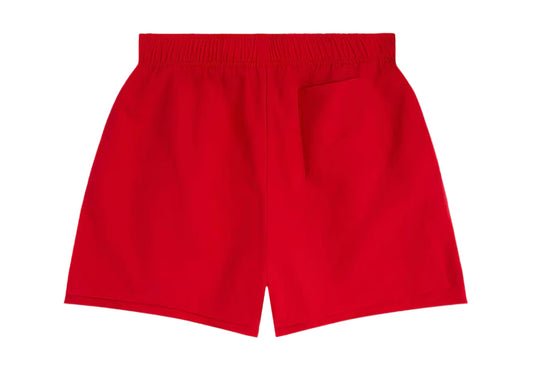 OG Web Double Layer Shorts Red