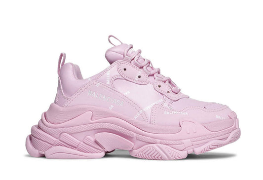 Triple S Sneaker All Over Logo Pink