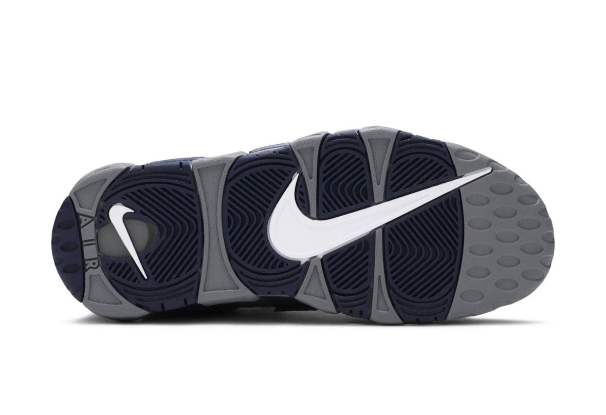 Air More Uptempo Cool Grey Midnight Navy