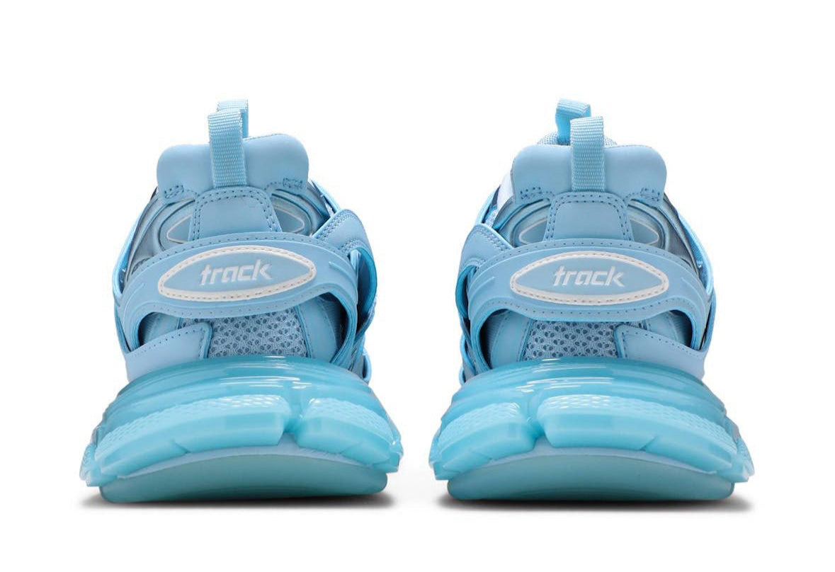 Track Sneaker Clear Sole Light Blue