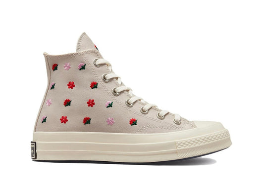 Chuck 70 High Floral Embroidery