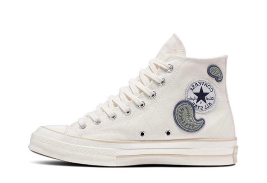 Chuck 70 High Crafted Patches Egret