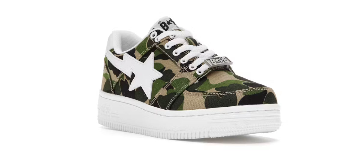 BAPE Bapesta Low Green ABC Camo