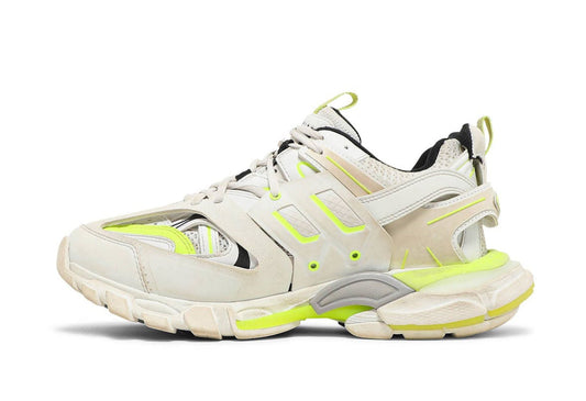 Track Sneaker White Fluo Yellow