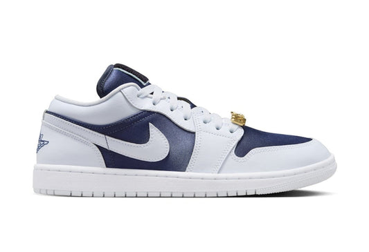 Jordan 1 Low SE Football Grey White Gym Red Midnight Navy