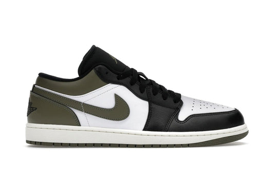 Jordan 1 Low Black Toe Medium Olive