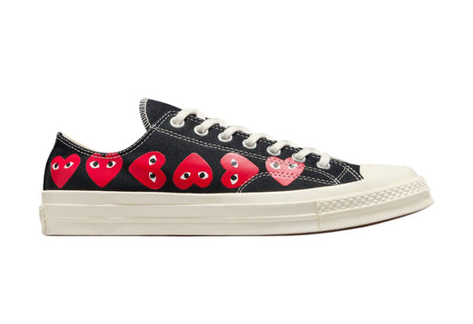 Chuck 70 Low Multi Heart Black