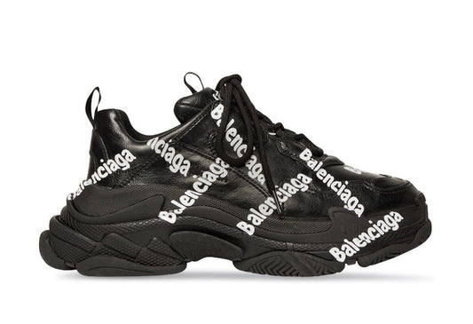 Triple S Logotype Black