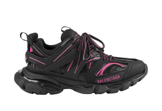 Track Sneaker Black Neon Pink